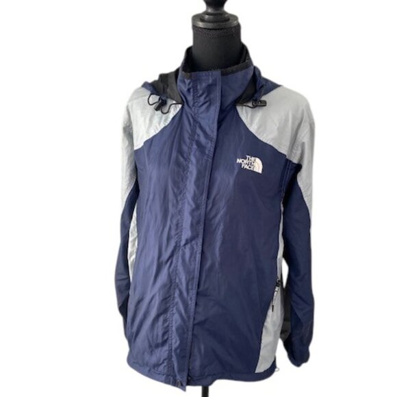 The North Face Hydrenaline Wind Rain Jacket Windbreaker Coat Blue Medium - Picture 1 of 16